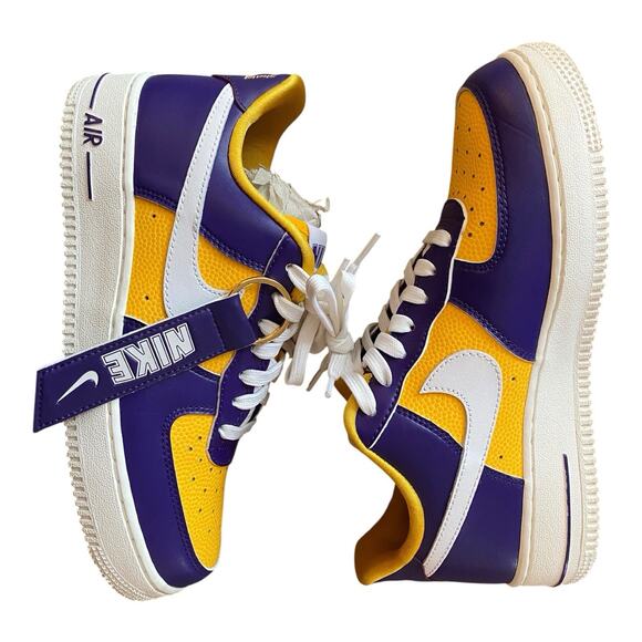 Size 8 - Nike Air Force 1 Low Be True To Her School - LSU W - Picture 1 of 6